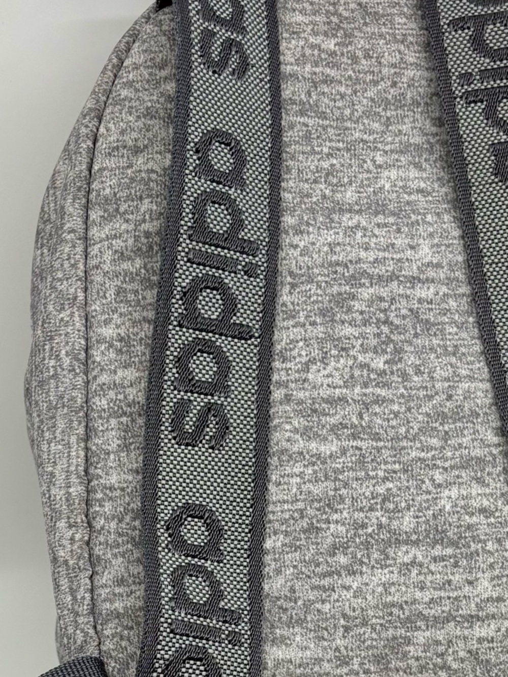 adidas Heather Gray Mini Backpack with Rose Gold Accents - Picture 7 of 7